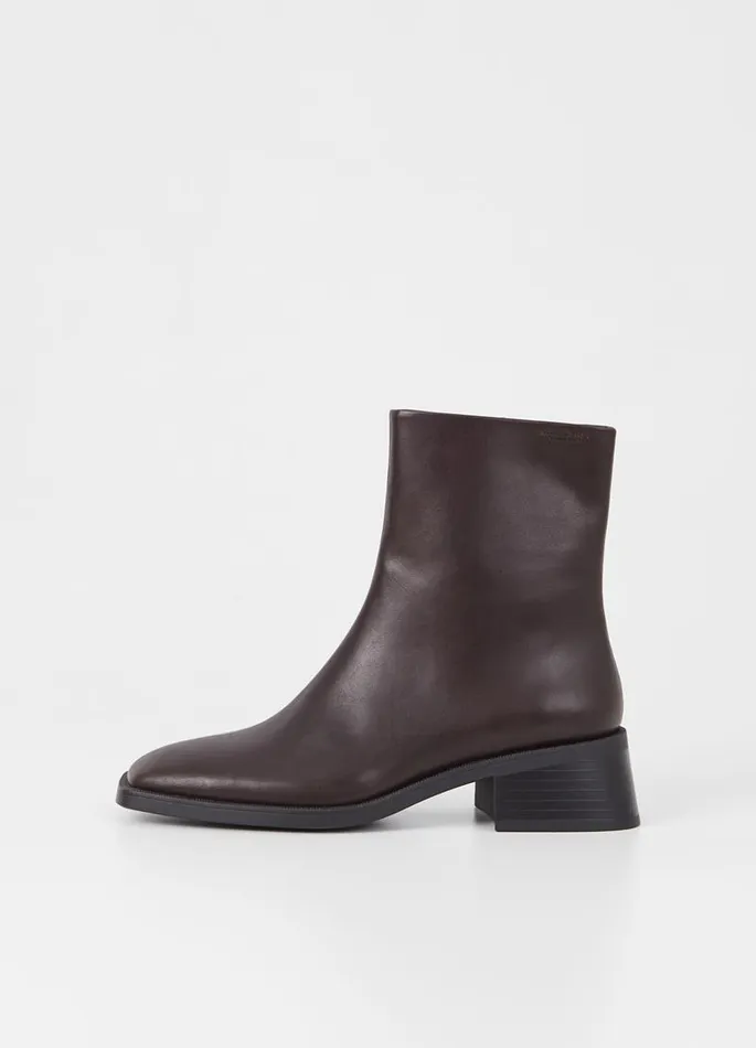 Women Vagabond Boots BLANCA BOOTS Dark Brown Leather