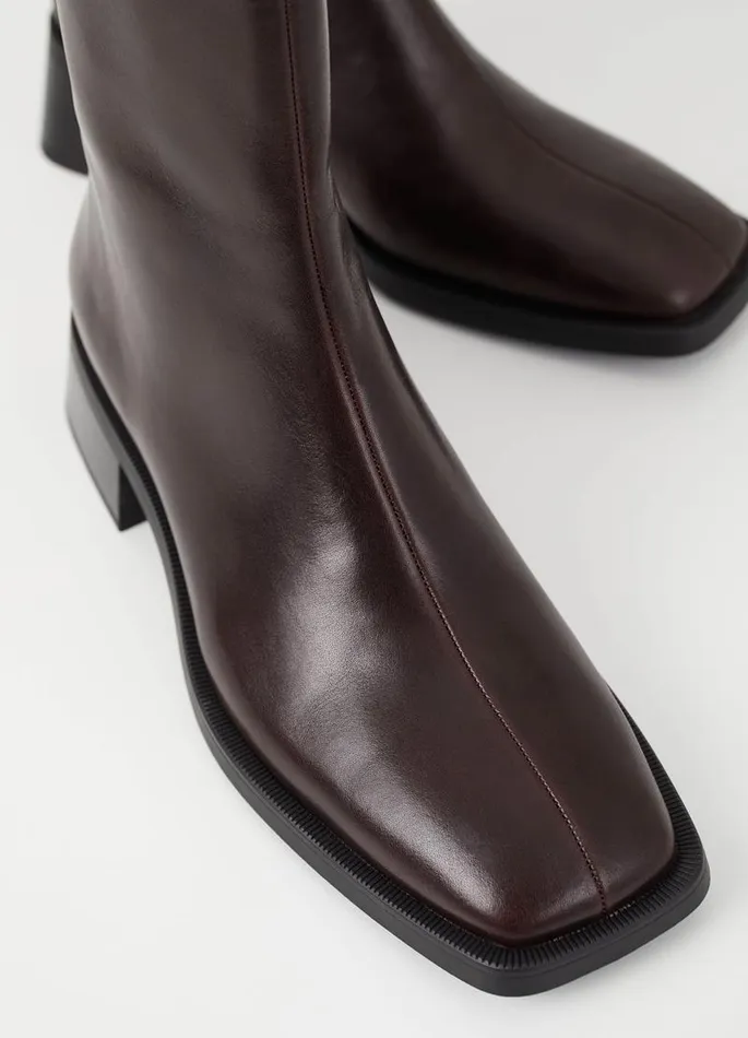Women Vagabond Boots BLANCA BOOTS Dark Brown Leather