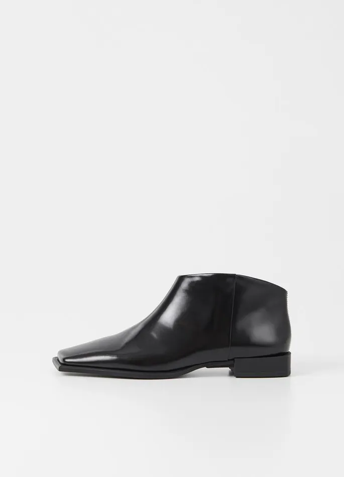 Women Vagabond Boots SALMA BOOTS Black Polished Leather