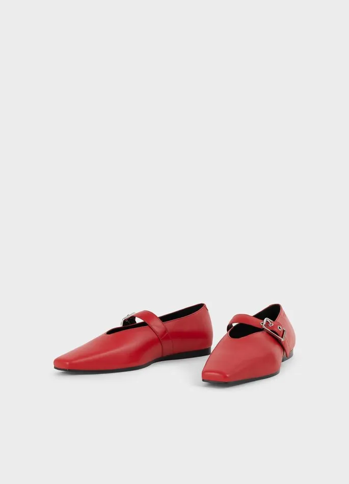 Women Vagabond Mary Janes WIOLETTA SHOES Red Leather