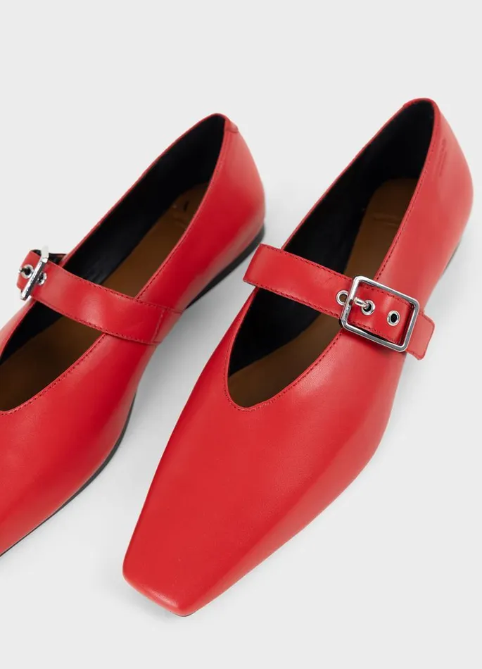 Women Vagabond Mary Janes WIOLETTA SHOES Red Leather