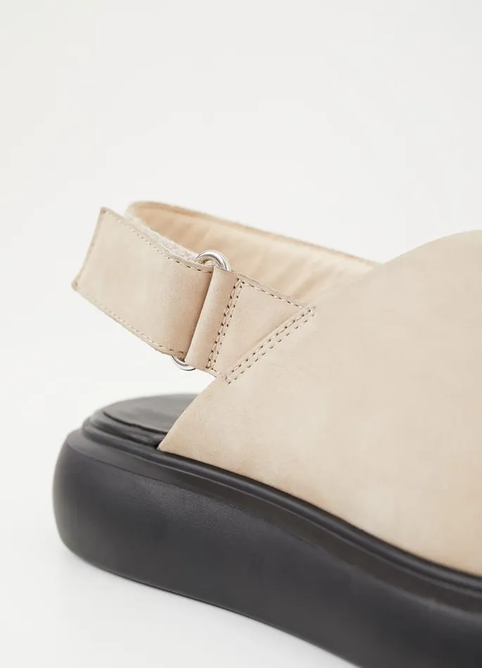 Women Vagabond Sandals BLENDA SANDALS Beige Nubuck