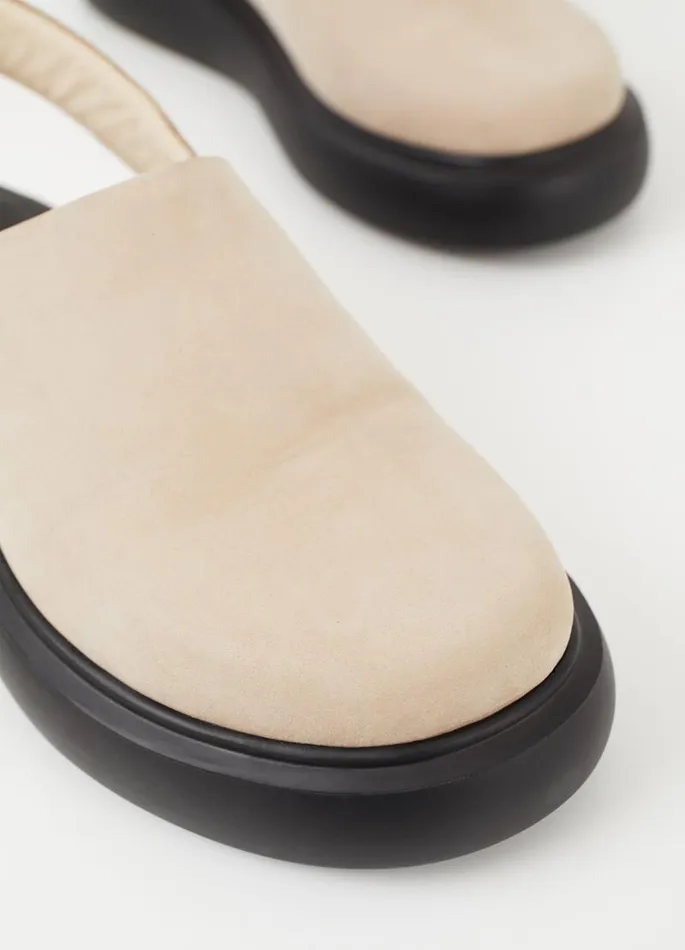 Women Vagabond Sandals BLENDA SANDALS Beige Nubuck