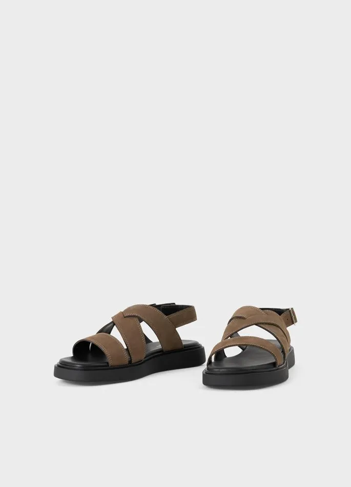 Women Vagabond Sandals CONNIE SANDALS Brown Nubuck