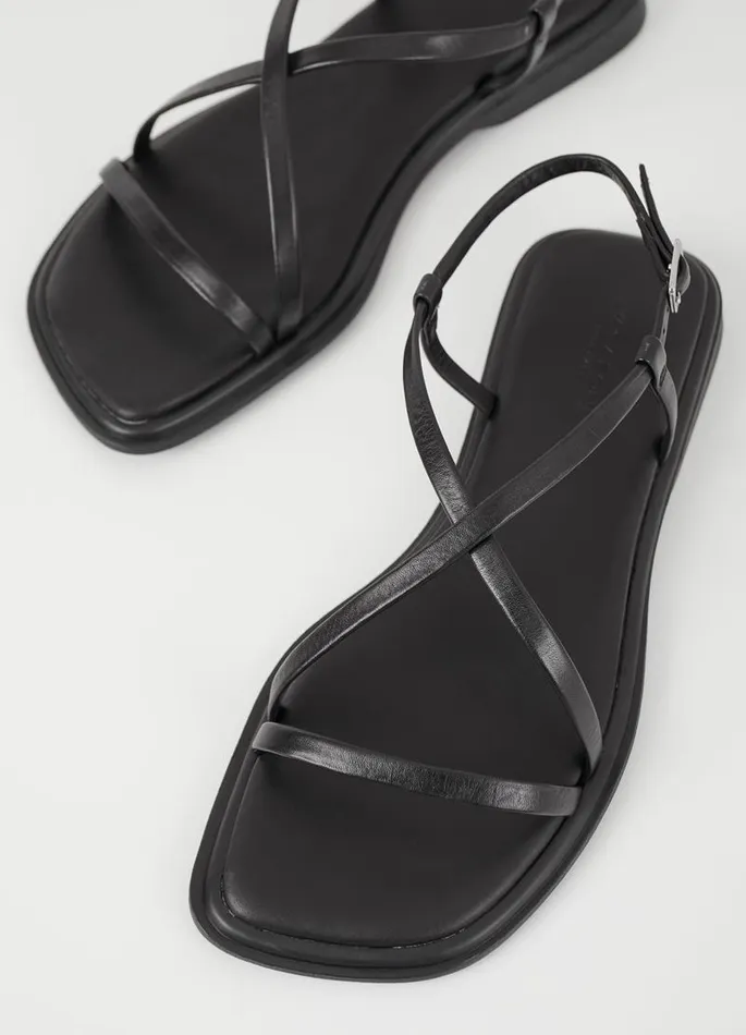Women Vagabond Sandals IZZY SANDALS Black Leather