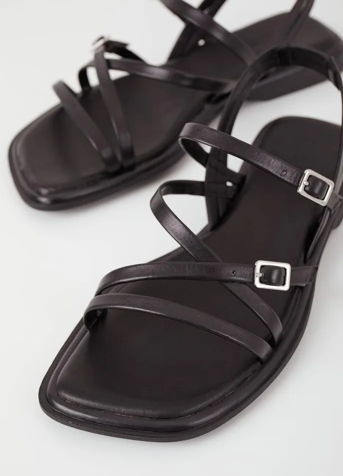 Women Vagabond Sandals IZZY SANDALS Black Leather