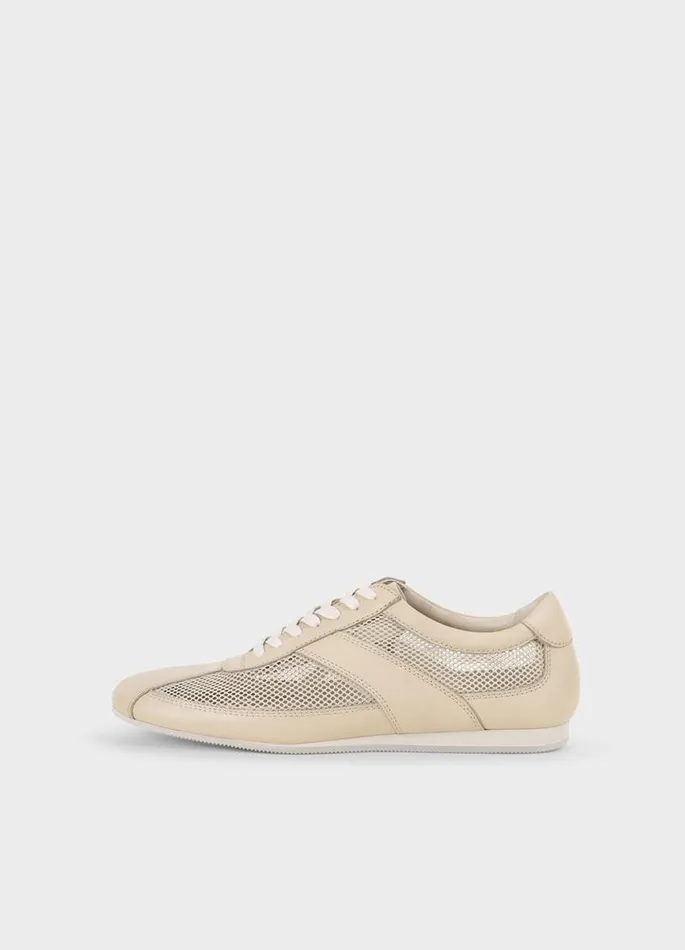 Women Vagabond Sneakers HILLARY SNEAKERS Beige Leathermesh