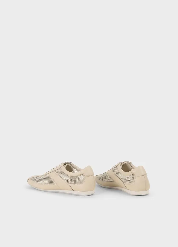 Women Vagabond Sneakers HILLARY SNEAKERS Beige Leathermesh