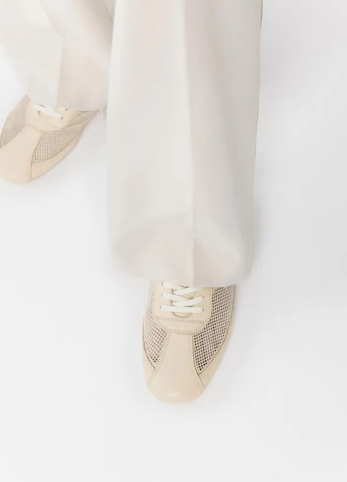 Women Vagabond Sneakers HILLARY SNEAKERS Beige Leathermesh