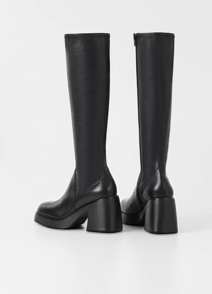 Women Vagabond Tall Boots BROOKE TALL BOOTS Black Leathercomb