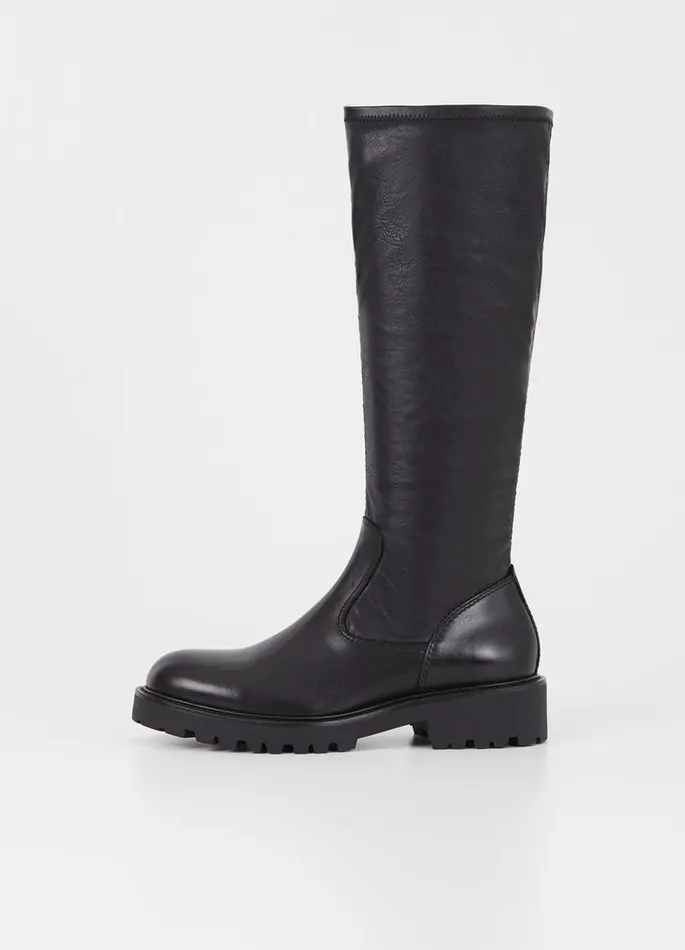 Women Vagabond Tall Boots KENOVA TALL BOOTS Black Leathercomb