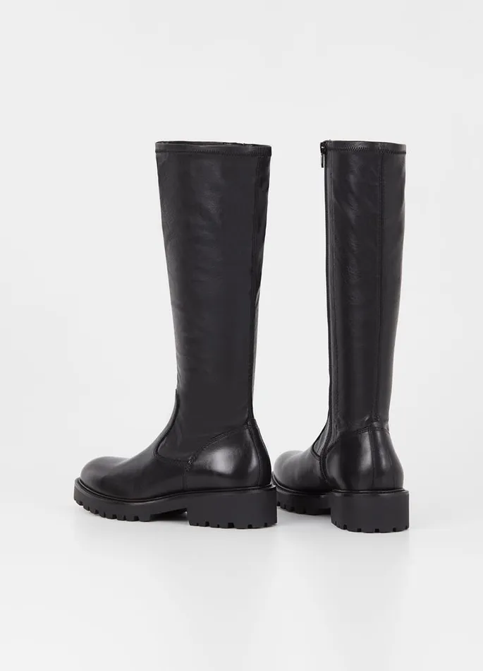 Women Vagabond Tall Boots KENOVA TALL BOOTS Black Leathercomb