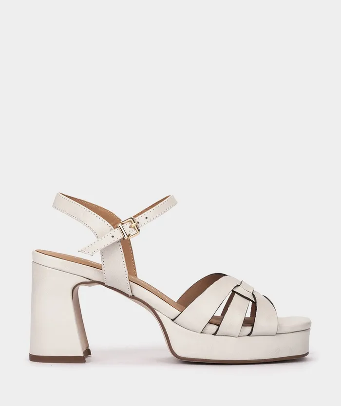 Women Verapaz White 8211 Heeled Sandals Pedro Miralles