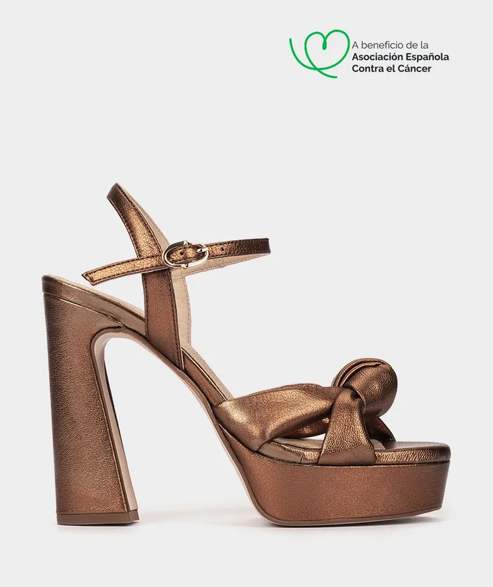 Women Versalles Bronce 8211 Heeled Sandals Pedro Miralles