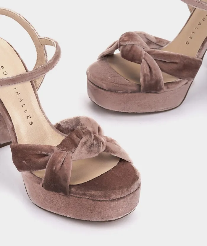 Women Versalles Pink 8211 Heeled Sandals Pedro Miralles