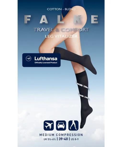 Women Vitalizer Women Kneehigh Socks White FALKE Knee High Socks