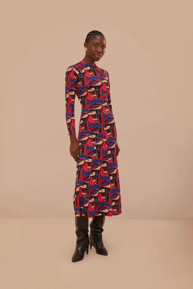 Women Wild Mushrooms Black Jersey Midi Dress Wild Mushrooms Black FARM Rio Midi Dresses Women Wild Mushrooms Black Jersey Midi Dress Wild Mushrooms Black FARM Rio Midi Dresses
