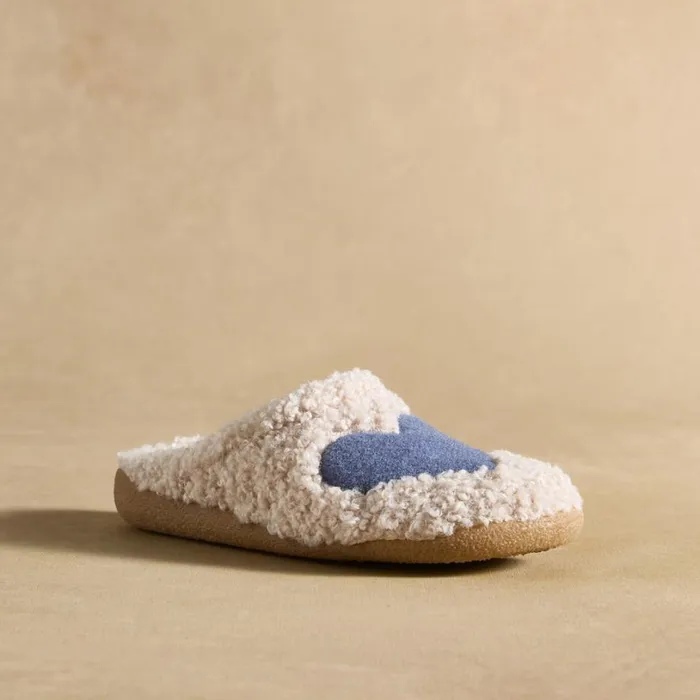 Women Winter Love Slippers Natural Blue Sundance Catalog Slippers and Socks Women Winter Love Slippers Natural Blue Sundance Catalog Slippers and Socks
