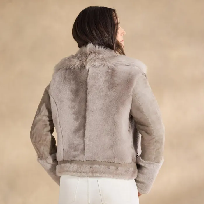 Women Winter Soul Shearling Coat Smokey Quartz Sundance Catalog Jackets and Coats Women Winter Soul Shearling Coat Smokey Quartz Sundance Catalog Jackets and Coats
