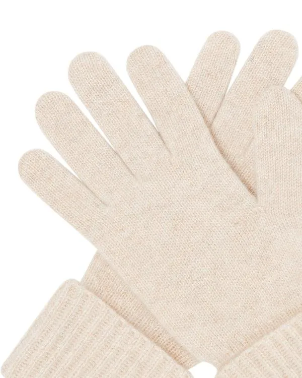 Women Women039s Ribbed Cashmere GlovesIn Heather Beige Brown Heather Beige Brown NPeal Gloves