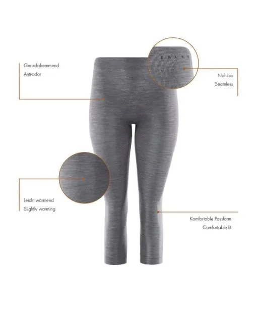 Women Women 34 Tights WoolTech Light Black FALKE Tights