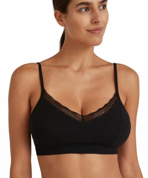 Women Women Bra Daily Lace Black FALKE Bras and Tops
