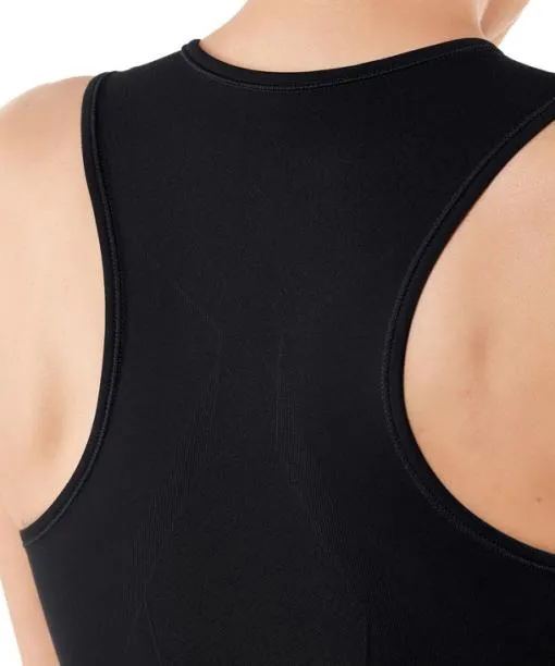 Women Women Tanktop Warm Black FALKE Short Sleeve Shirts