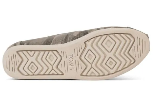 Women WomenAlpargata Camo Taupe Grey TOMS Exclusives