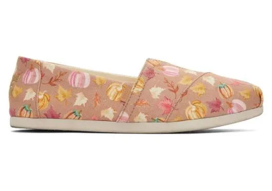 Women WomenAlpargata Fall Pumpkins Rose Beige TOMS Exclusives