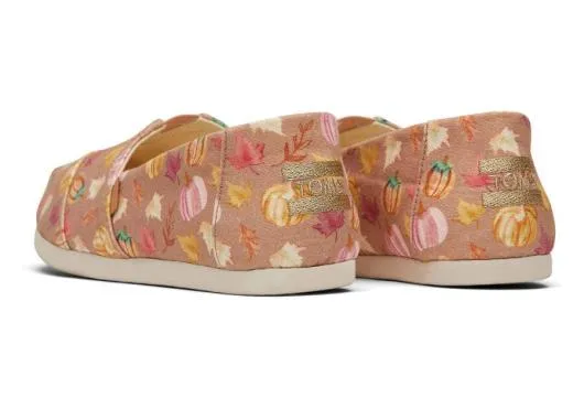 Women WomenAlpargata Fall Pumpkins Rose Beige TOMS Exclusives