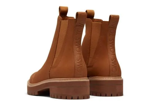 Women WomenDakota Tan Water Resistant Leather Boot Water Resistant Tan TOMS Boots and Booties