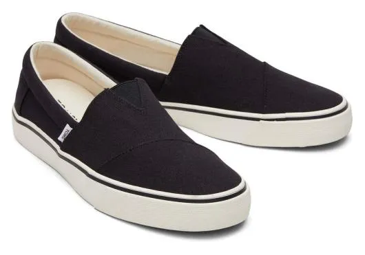 Women WomenFenix Black TOMS Slip Ons