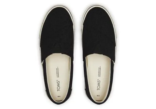 Women WomenFenix Black TOMS Slip Ons