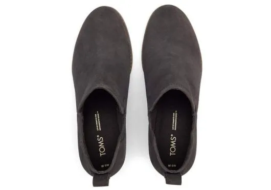 Women WomenKallie Grey Suede Wedge Boot Wide Width Grey Wide TOMS Boots and Booties
