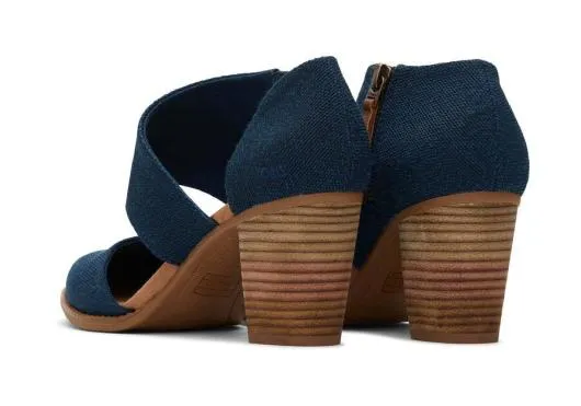 Women WomenMilan Blue Closed Toe Heel Dark Indigo TOMS Exclusives