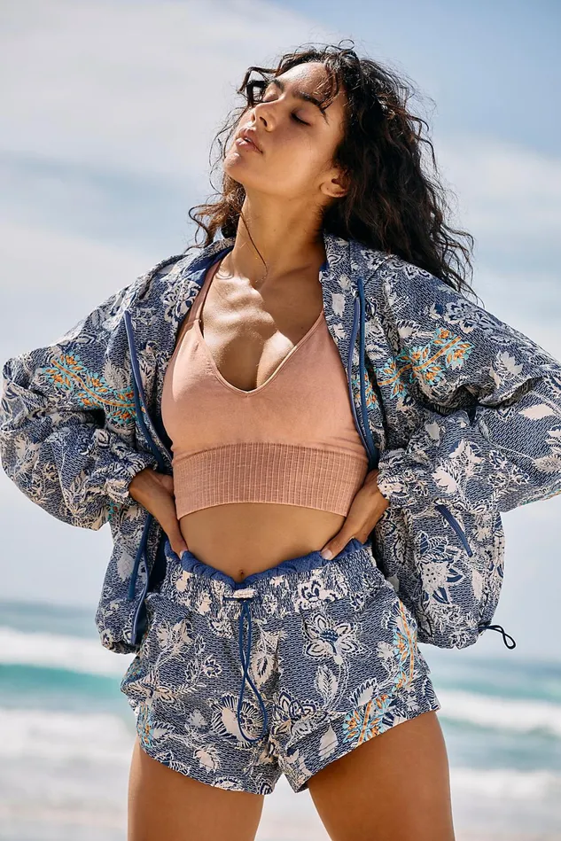Women Workout Sets Free People My Everything Set Indigo Combo