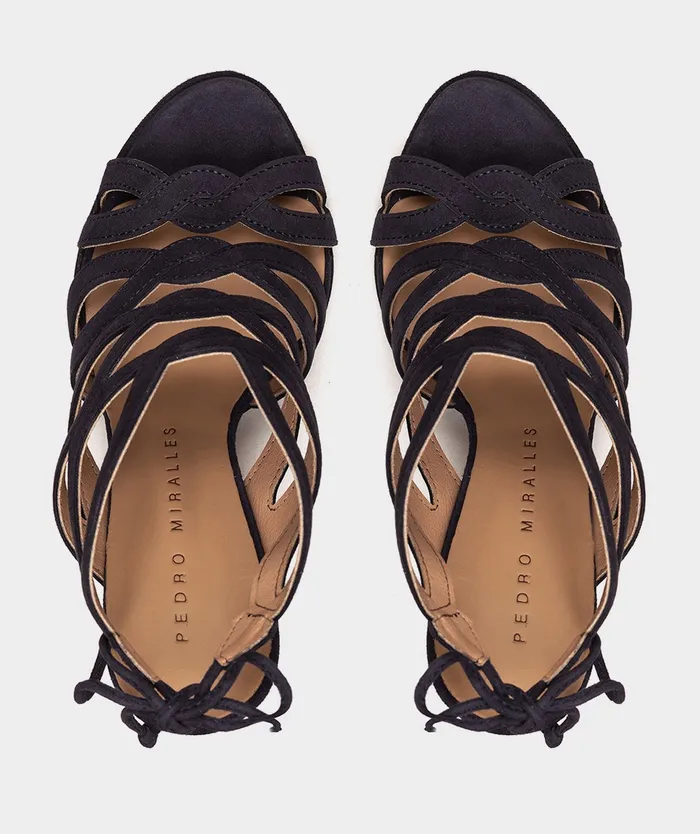 Women Zurita Blue 8211 Heeled Sandals Pedro Miralles