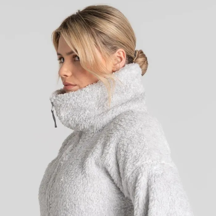 Womens Full Zip Fleece Craghoppers Bronagh Full Zip Fleece Light Grey Marl Womens Full Zip Fleece Craghoppers Bronagh Full Zip Fleece Light Grey Marl