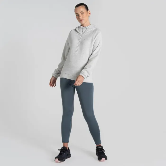 Womens Half Zip Fleece Craghoppers Esk Hooded Half Zip Fleece Lunar Grey Womens Half Zip Fleece Craghoppers Esk Hooded Half Zip Fleece Lunar Grey