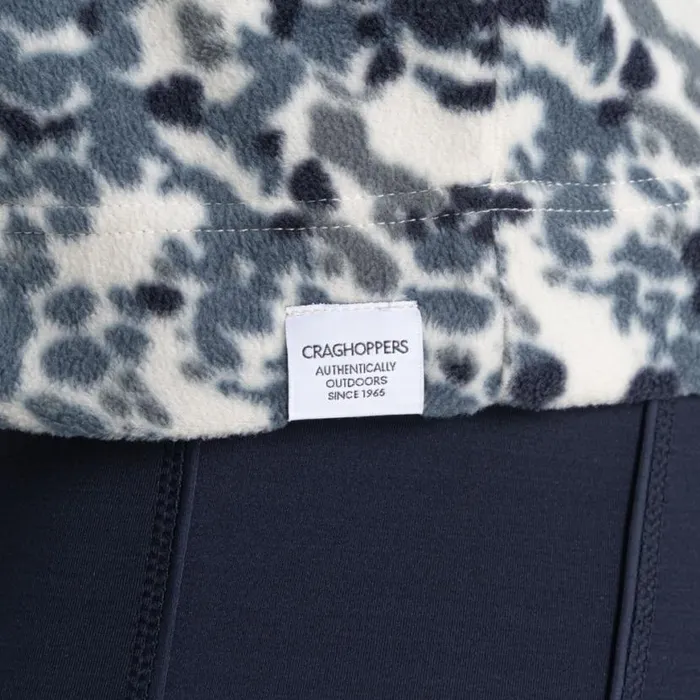 Womens Half Zip Fleece Craghoppers Evie Half Zip Fleece Winter Sky Print Womens Half Zip Fleece Craghoppers Evie Half Zip Fleece Winter Sky Print
