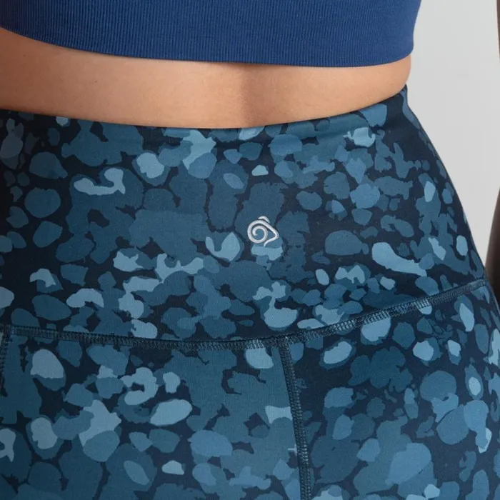 Womens Leggings Craghoppers Kiwi Pro Leggings Blue Navy Print Womens Leggings Craghoppers Kiwi Pro Leggings Blue Navy Print