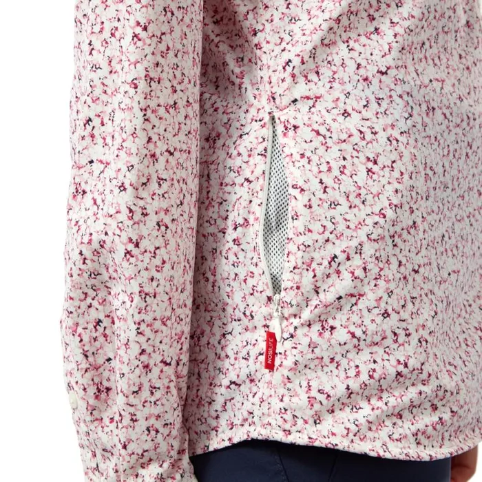 Womens Long Sleeve Craghoppers NosiLife Fara Long Sleeved Shirt Raspberry Print Womens Long Sleeve Craghoppers NosiLife Fara Long Sleeved Shirt Raspberry Print
