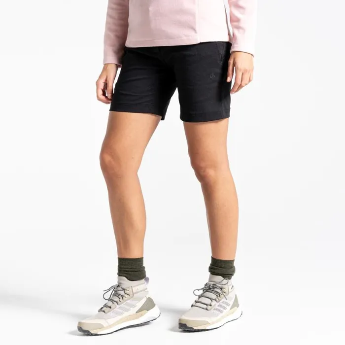 Womens Shorts Craghoppers Stretch Kiwi Pro III Shorts Black