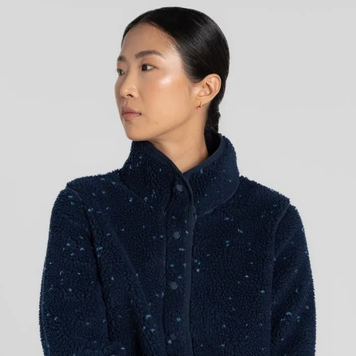 Womens Sweatshirts Craghoppers Massey Overhead Fleece Blue Navy Womens Sweatshirts Craghoppers Massey Overhead Fleece Blue Navy