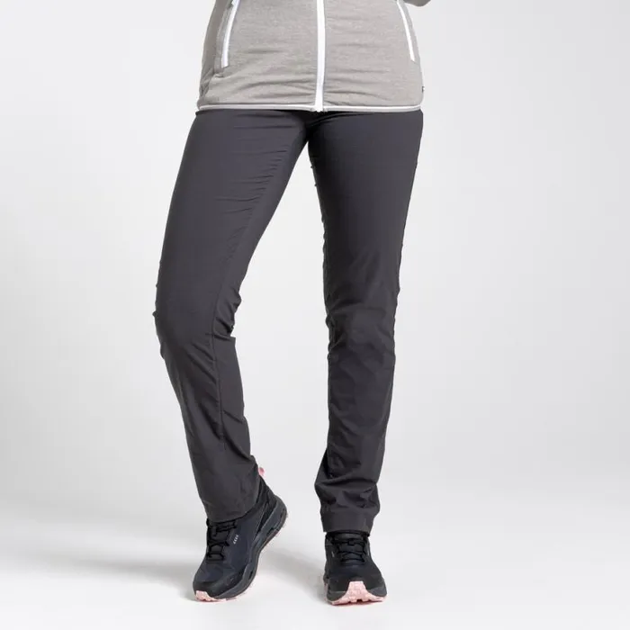 Womens Walking Trousers Craghoppers NosiLife Pro Active Trousers Charcoal