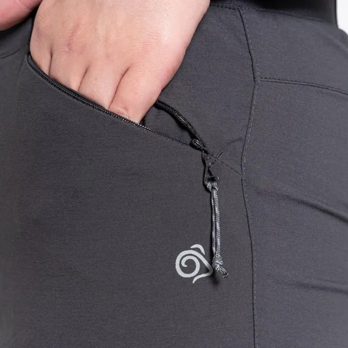 Womens Walking Trousers Craghoppers NosiLife Pro Active Trousers Charcoal Womens Walking Trousers Craghoppers NosiLife Pro Active Trousers Charcoal