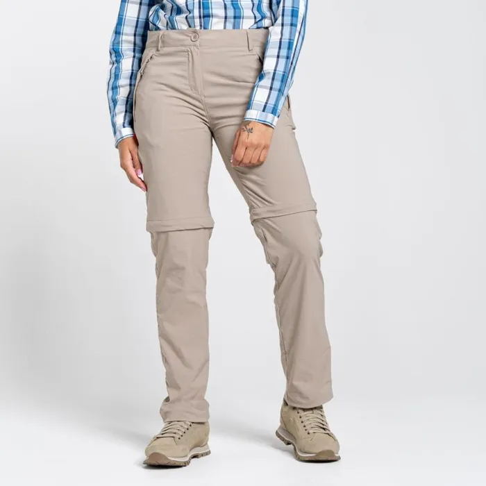 Womens Walking Trousers Craghoppers NosiLife Pro II Convertible Trousers Mushroom Womens Walking Trousers Craghoppers NosiLife Pro II Convertible Trousers Mushroom