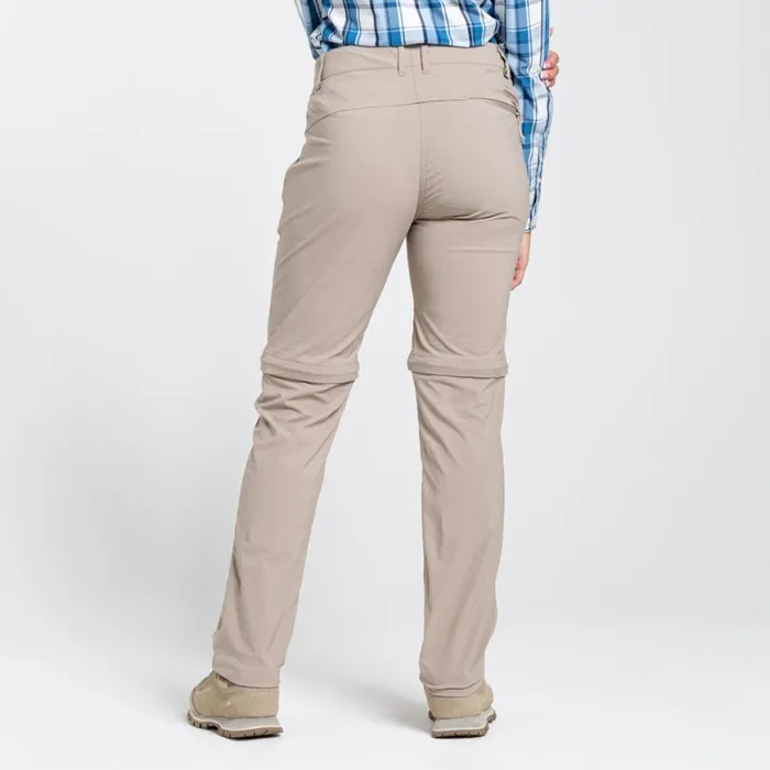 Womens Walking Trousers Craghoppers NosiLife Pro II Convertible Trousers Mushroom Womens Walking Trousers Craghoppers NosiLife Pro II Convertible Trousers Mushroom