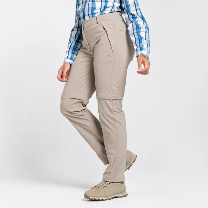 Womens Walking Trousers Craghoppers NosiLife Pro II Convertible Trousers Mushroom Womens Walking Trousers Craghoppers NosiLife Pro II Convertible Trousers Mushroom
