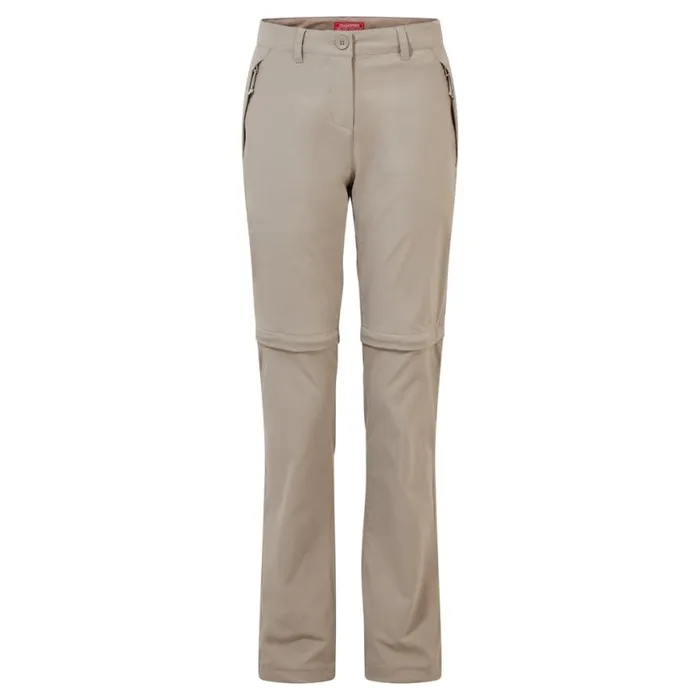 Womens Walking Trousers Craghoppers NosiLife Pro II Convertible Trousers Mushroom Womens Walking Trousers Craghoppers NosiLife Pro II Convertible Trousers Mushroom
